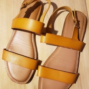 Old navy sandals, size 10, worn once
